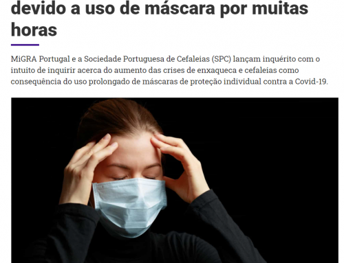 Doentes queixam-se de enxaquecas devido a uso de máscara por muitas horas
